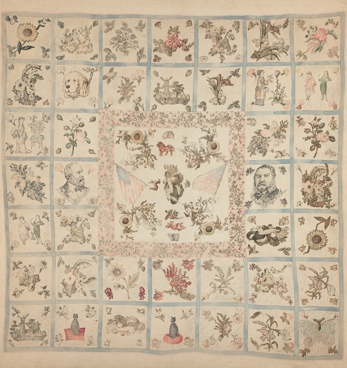 Quilt door American 20th Century