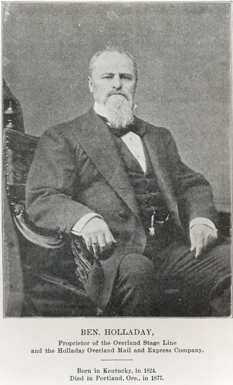 Ben Holladay (1824-77) door American Photographer