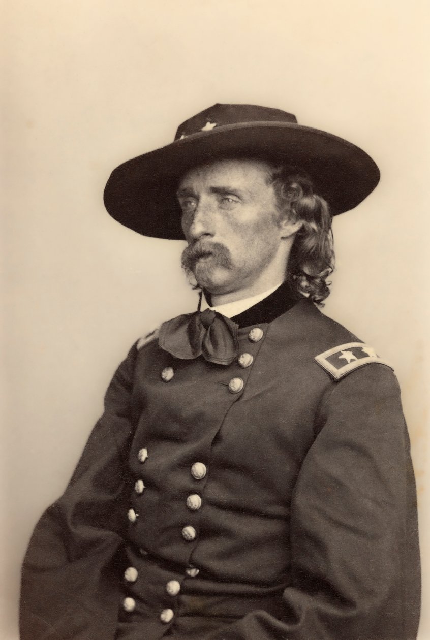 George Armstrong Custer. Portret door American Photographer
