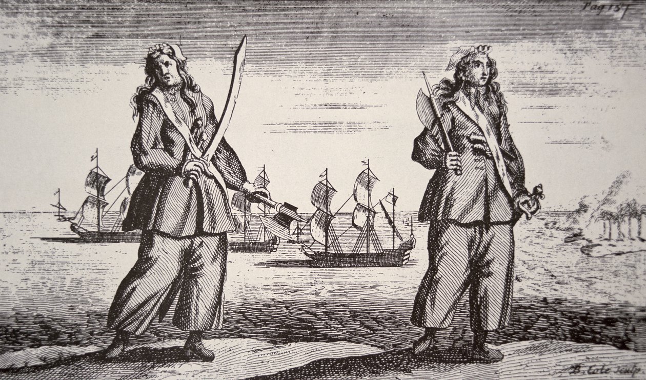 Anne Bonny en Mary Read door American School
