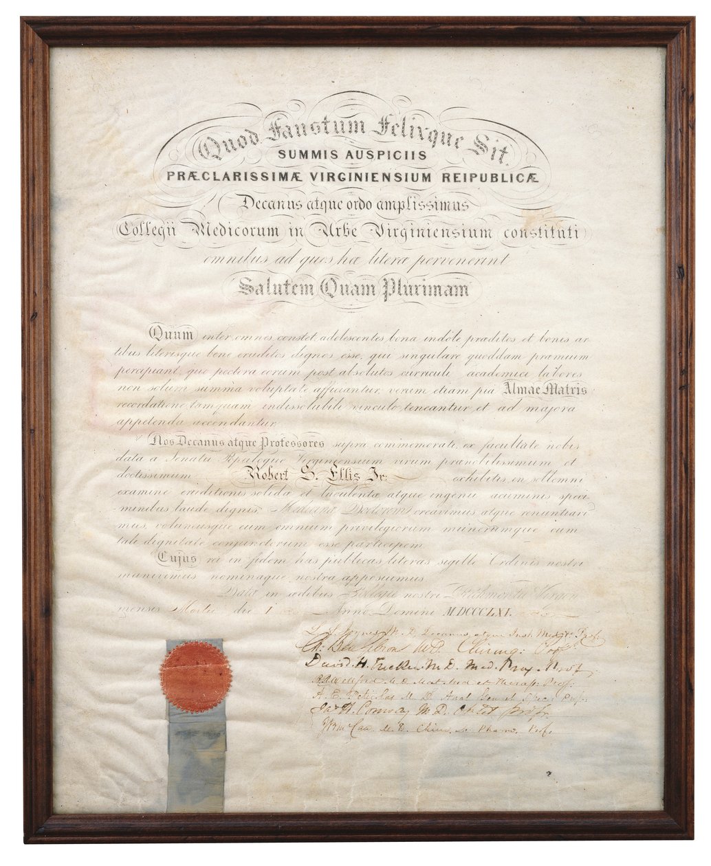 Diploma van Robert S. Ellis Jr. door American School