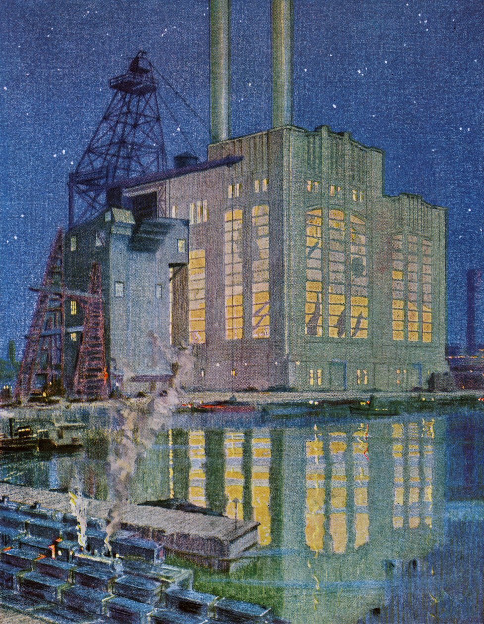 Elektriciteitscentrale door American School