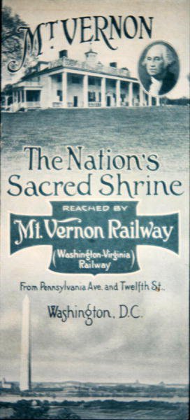 Mt. Vernon Railway reclamefolder door American School