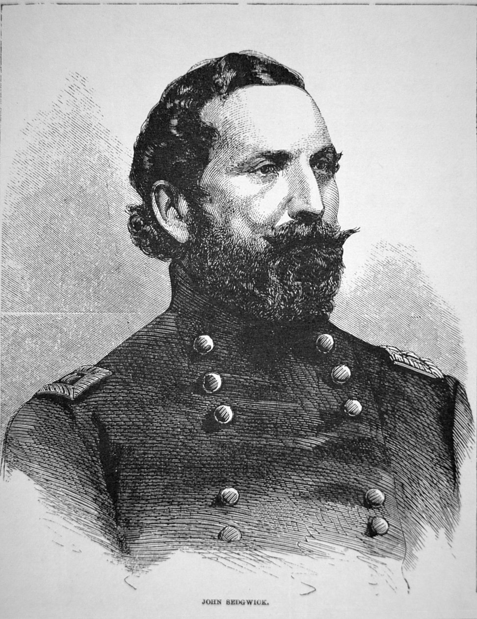 Portret van generaal John Sedgwick door American School