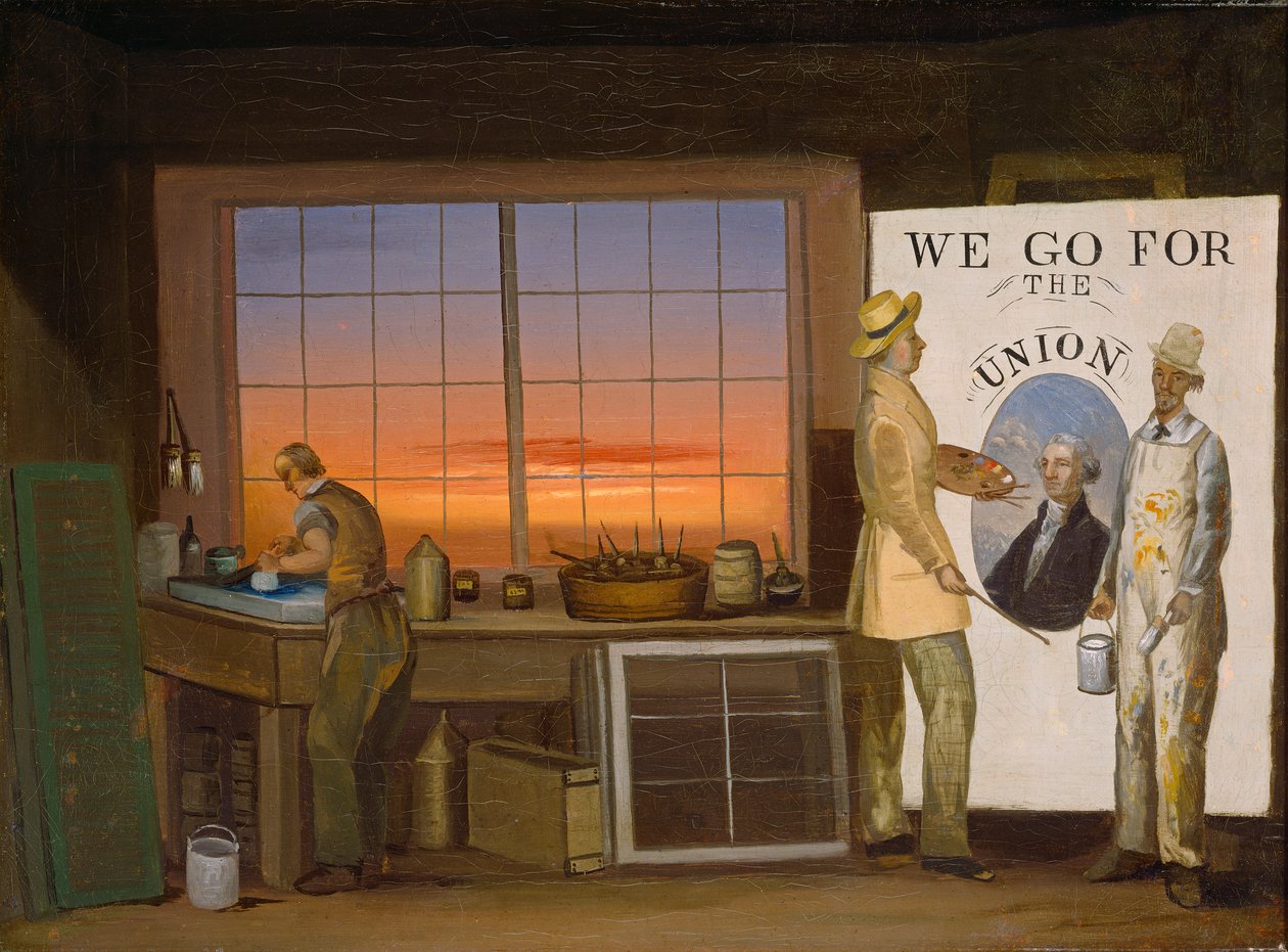 We Go for the Union, ca. 1840-1850 door American School