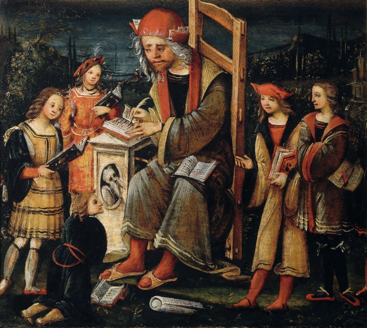 Sint Cassianus van Imola door Amico Aspertini
