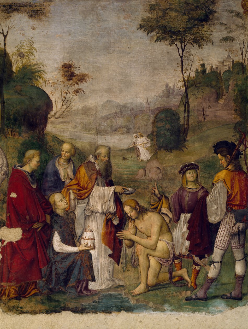 Doop van Valerianus door Amico Aspertini
