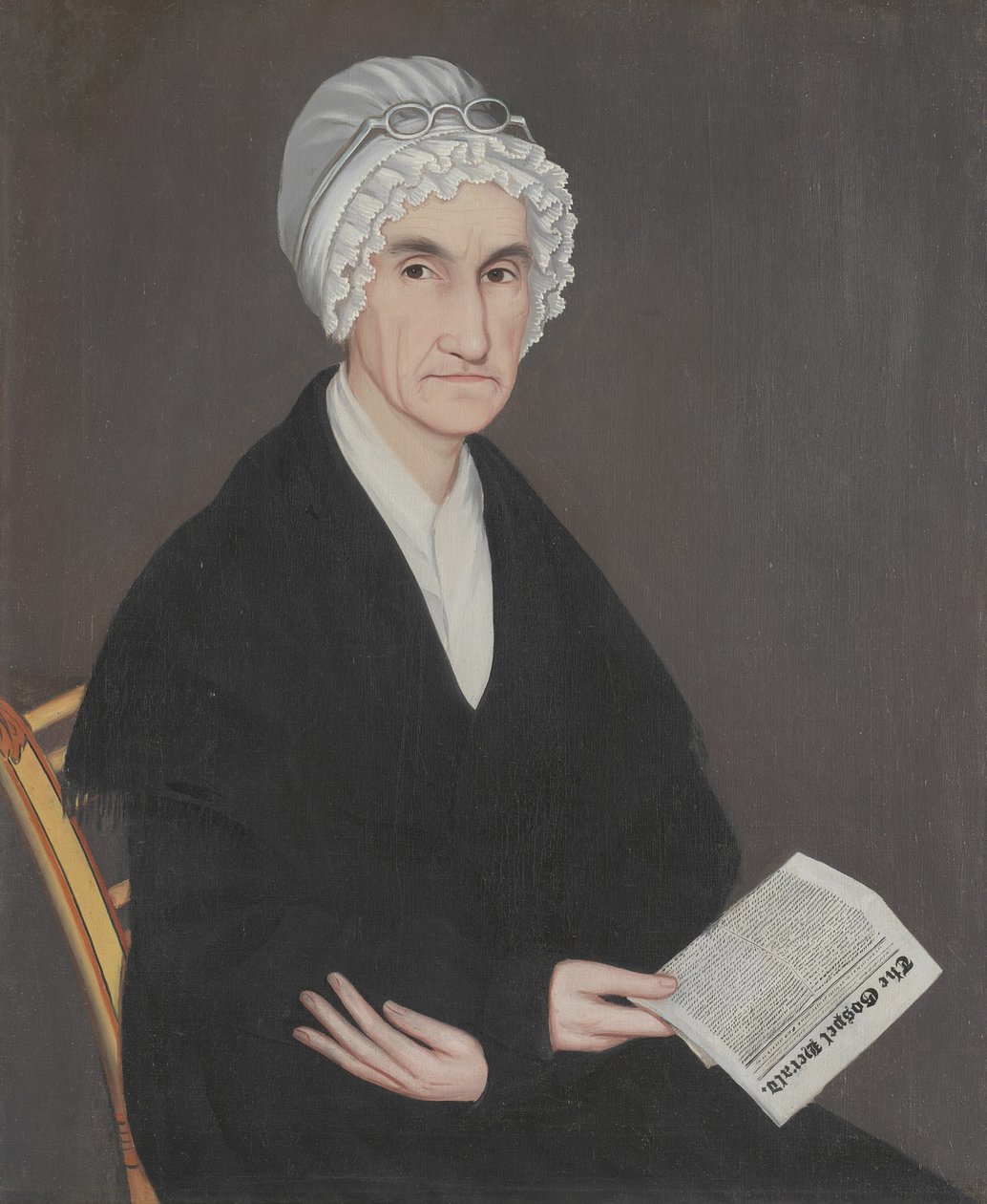 Mevrouw Reuben Allerton (Lois Atherton) door Ammi Phillips