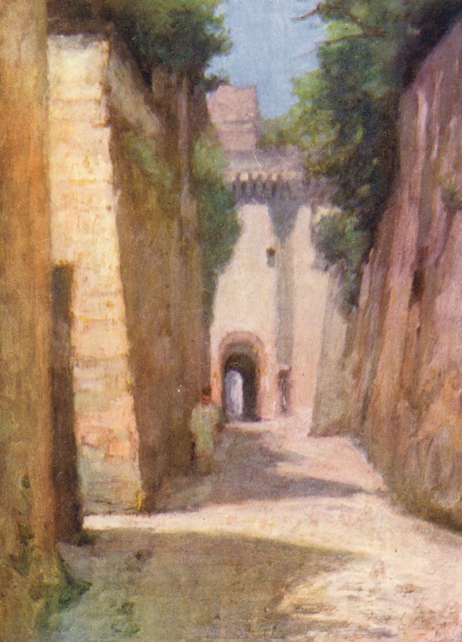 Rue Foulques Nerra, Loches door Amy B. Atkinson