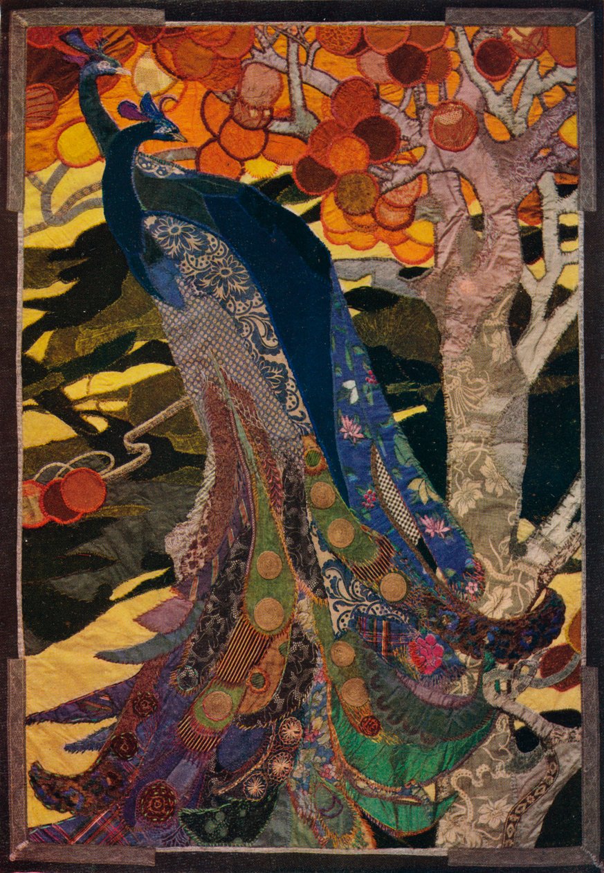 Pauw Paneel in Patchwork door Amy Sawyer