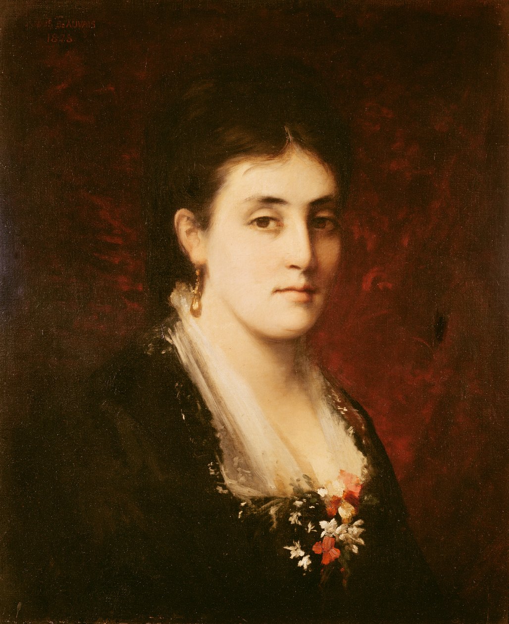 Madame Adrien Proust, 1880 door Anaïs Beauvais