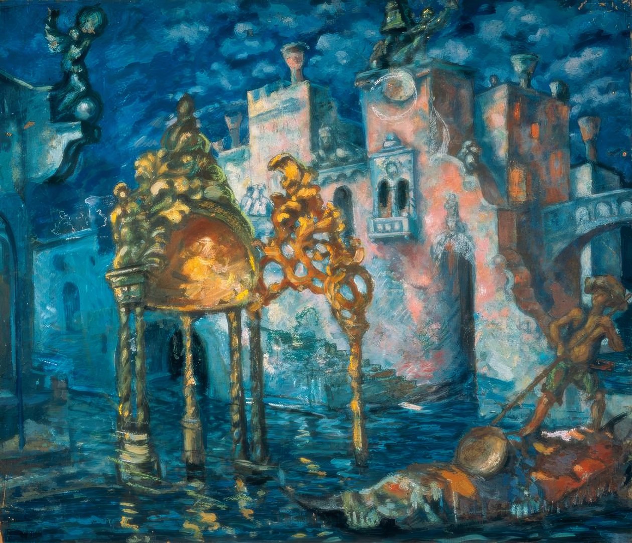 Decorontwerp: Kanaal in Venetië door Anatoli Arapow