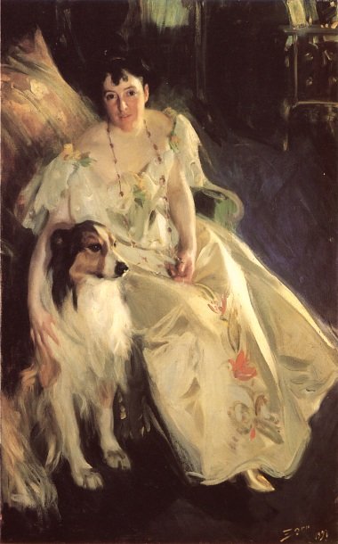 Mevrouw Bacon door Anders Leonard Zorn