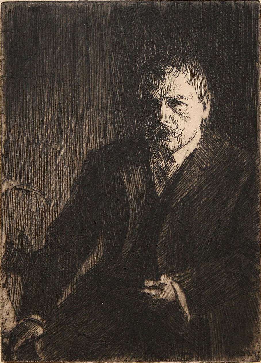 Zelfportret door Anders Leonard Zorn