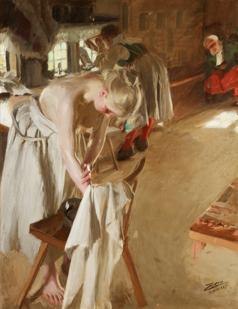 Zondagochtend door Anders Leonard Zorn