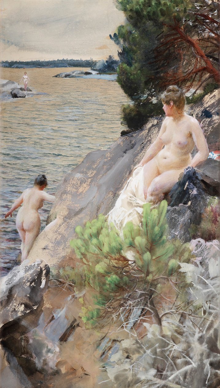 Zomer door Anders Leonard Zorn