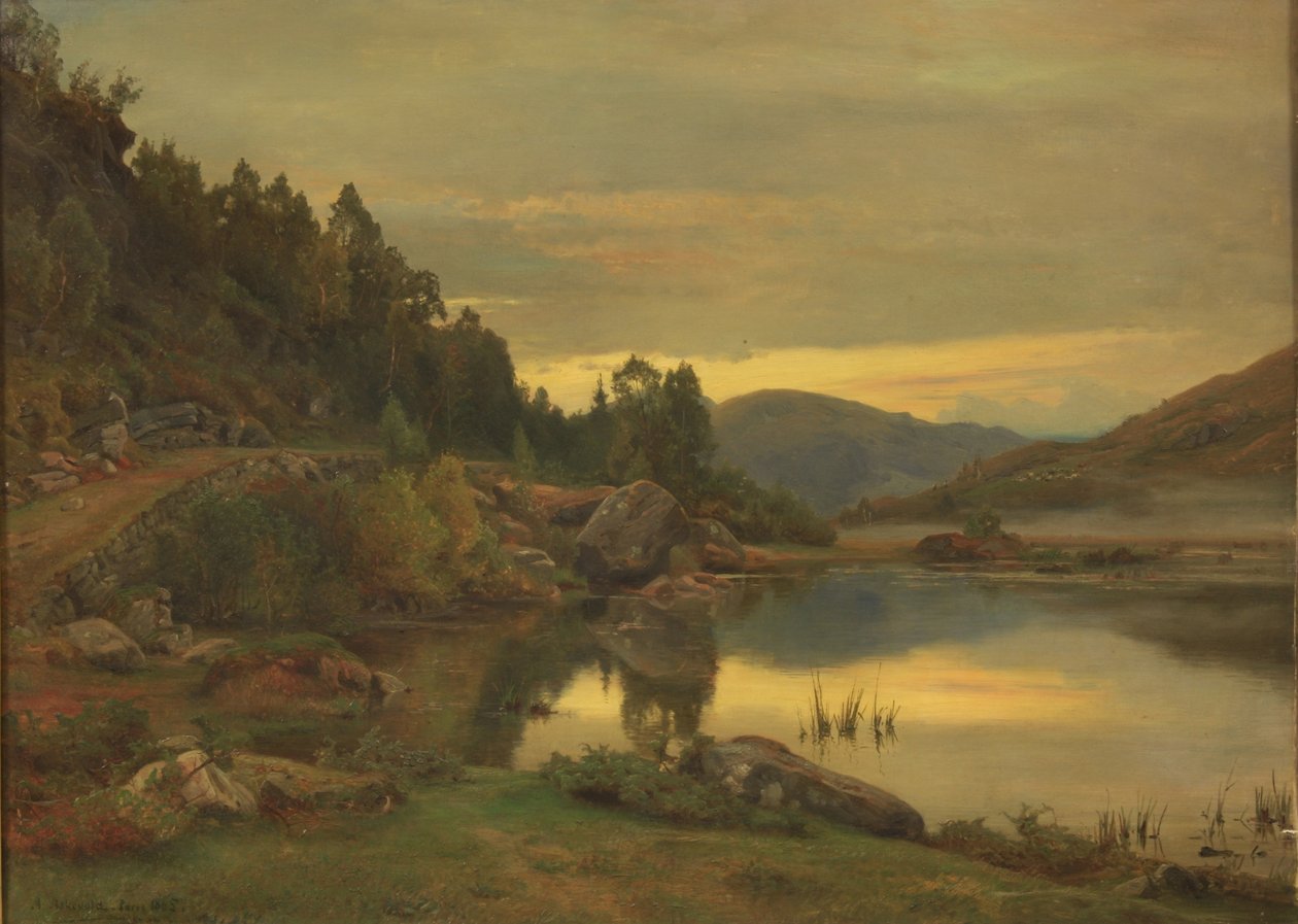 Beeld van hoge bergen. Parijs door Anders Askevold