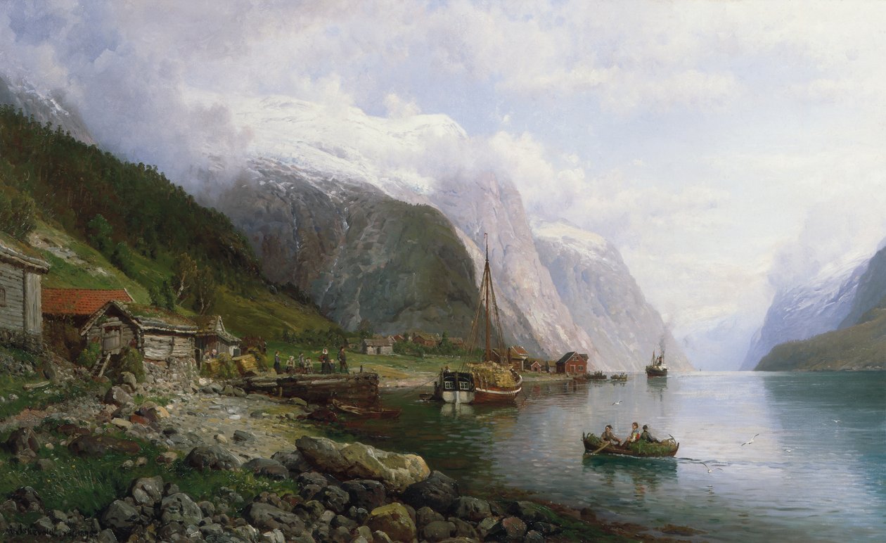 Deel van Sognefjorden door Anders Askevold