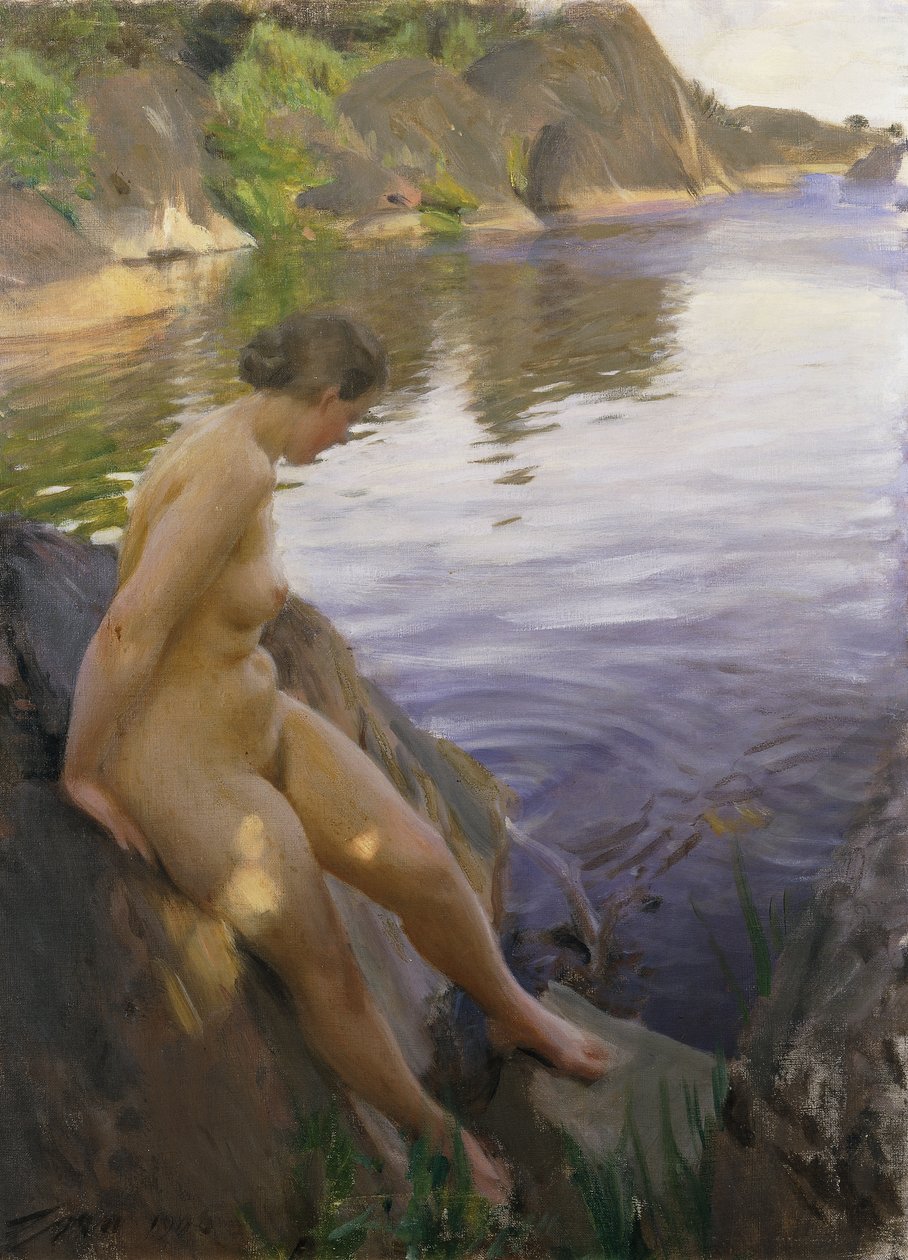 Van Sandham; Fran Sandham, 1906 door Anders Leonard Zorn