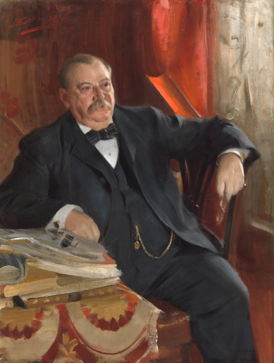 Grover Cleveland, 1899 door Anders Leonard Zorn