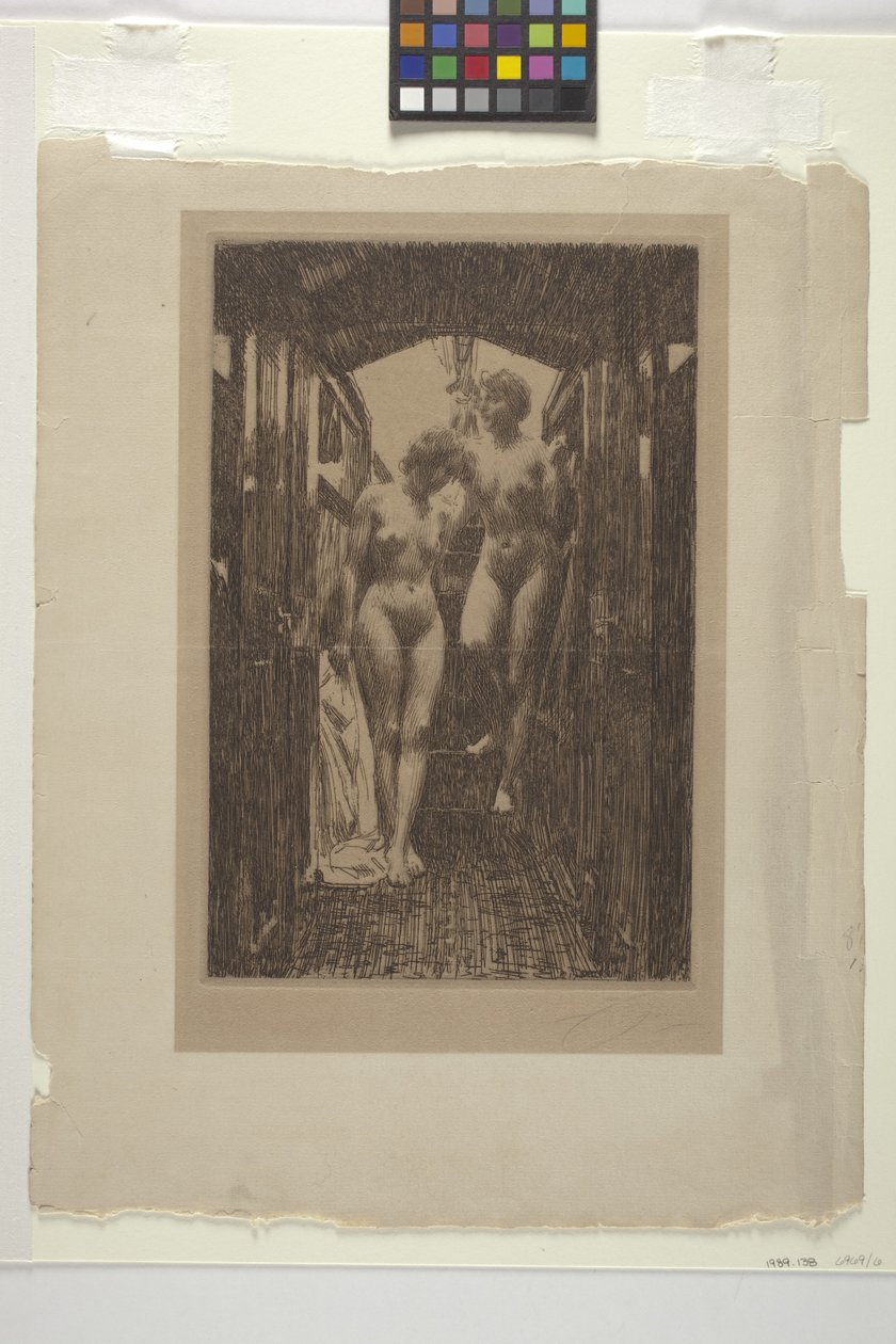 Le Cabine door Anders Leonard Zorn
