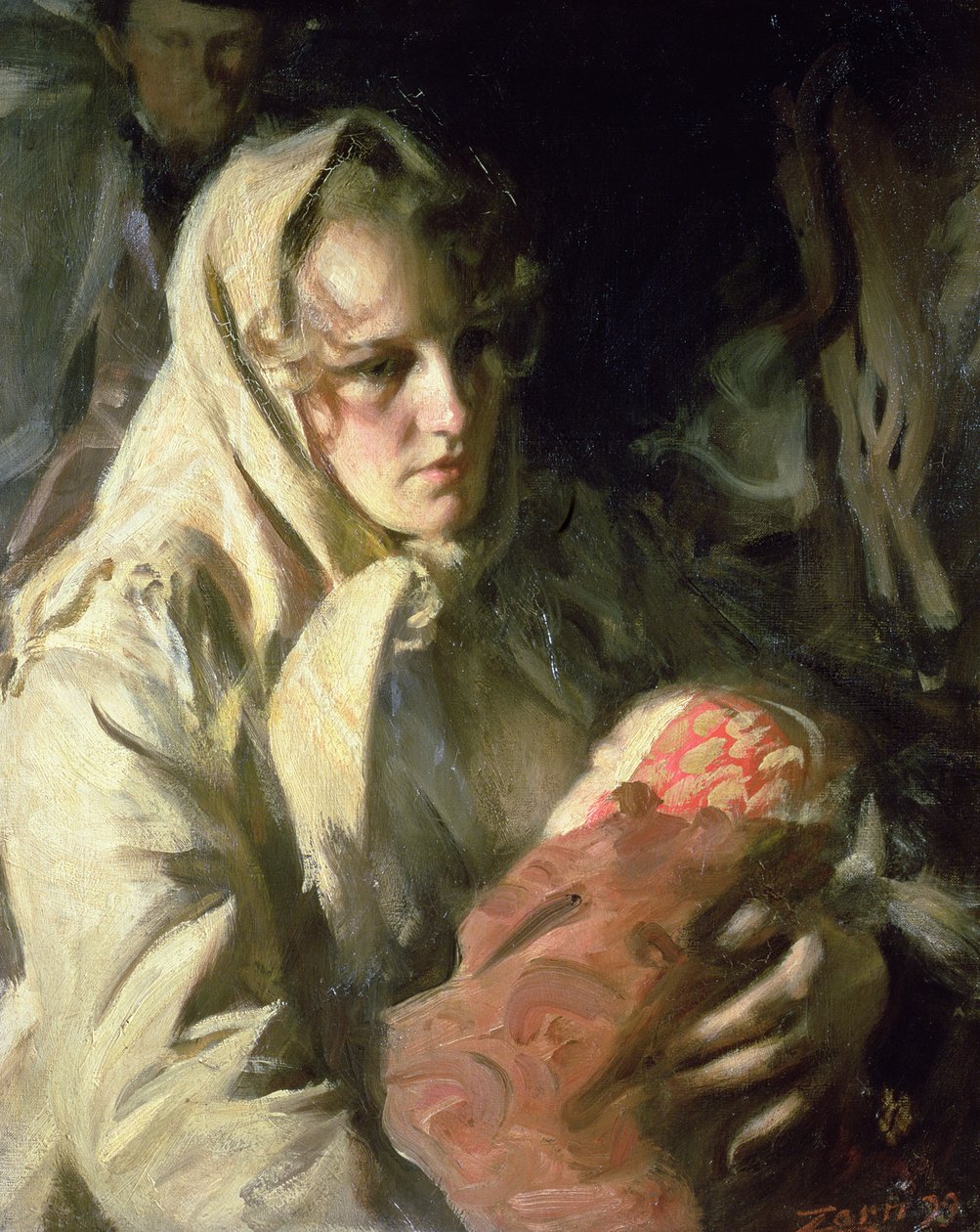 Madonna, 1899 door Anders Leonard Zorn