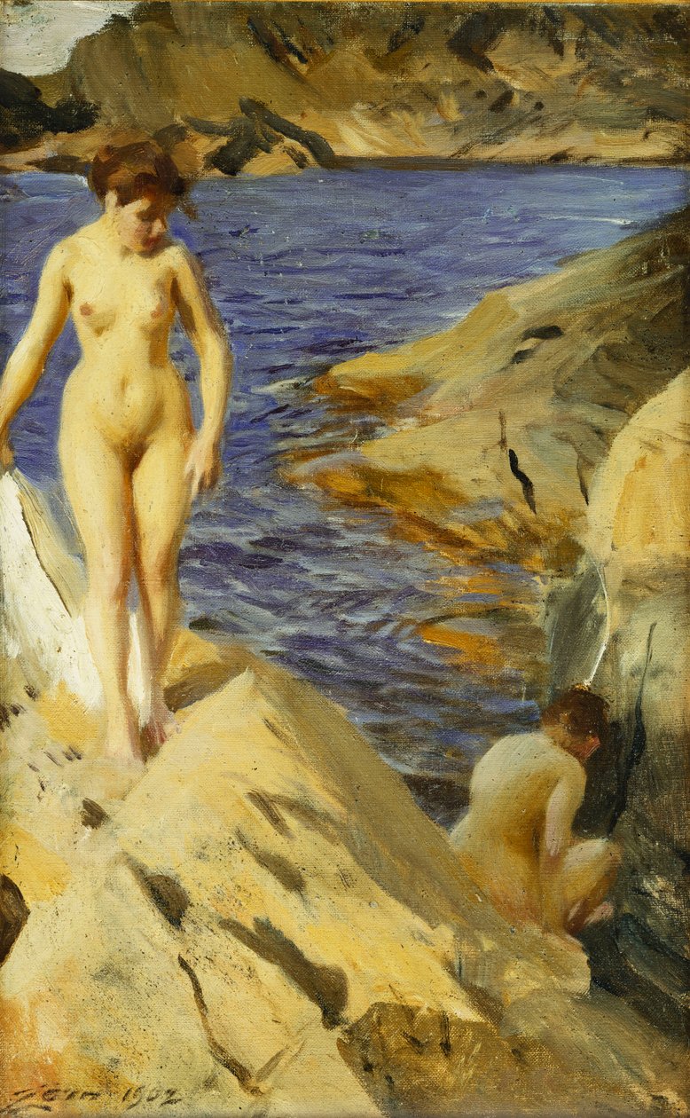 Naakten, 1902 door Anders Leonard Zorn