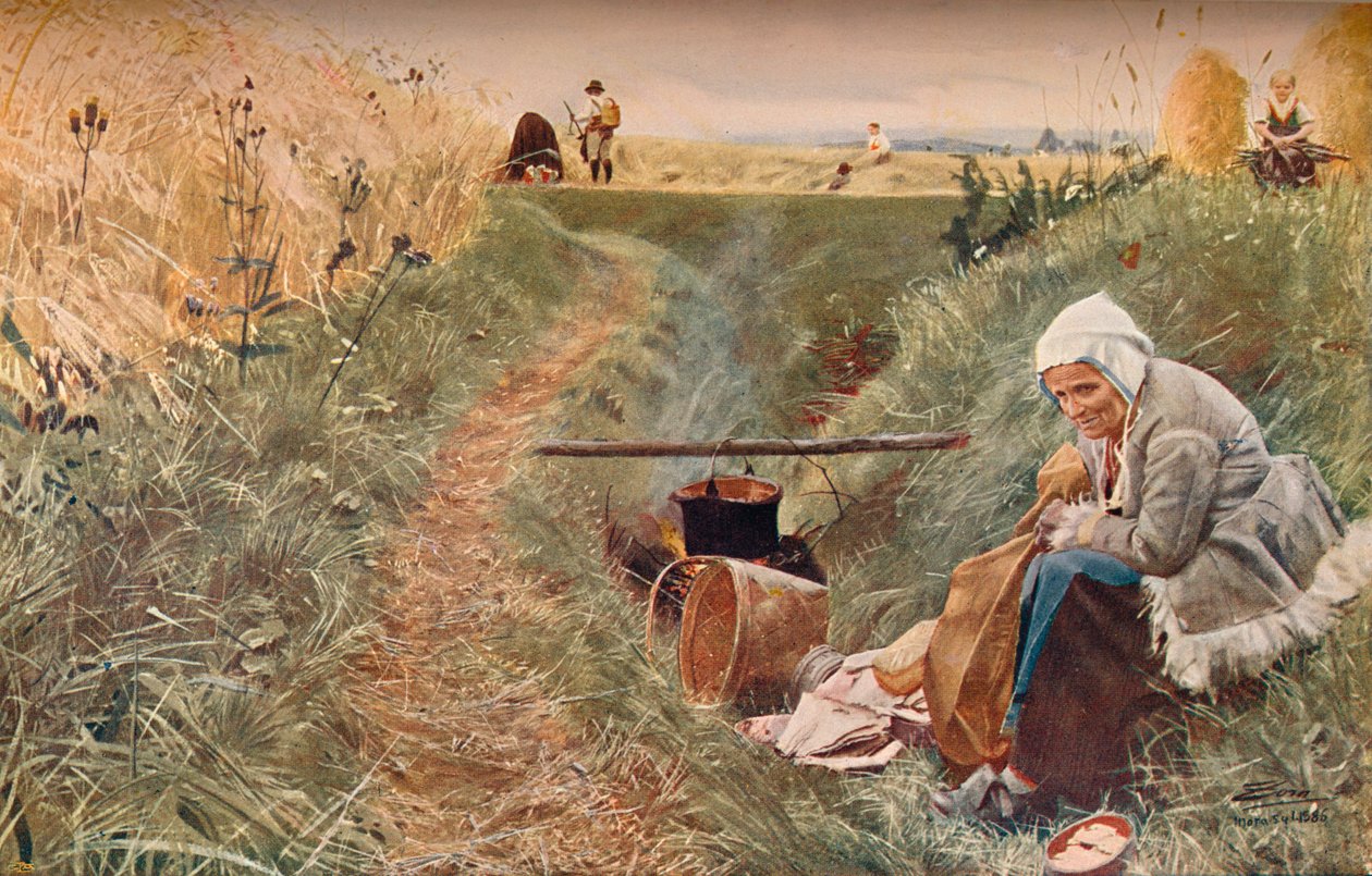 Ons Dagelijks Brood, 1886 door Anders Leonard Zorn