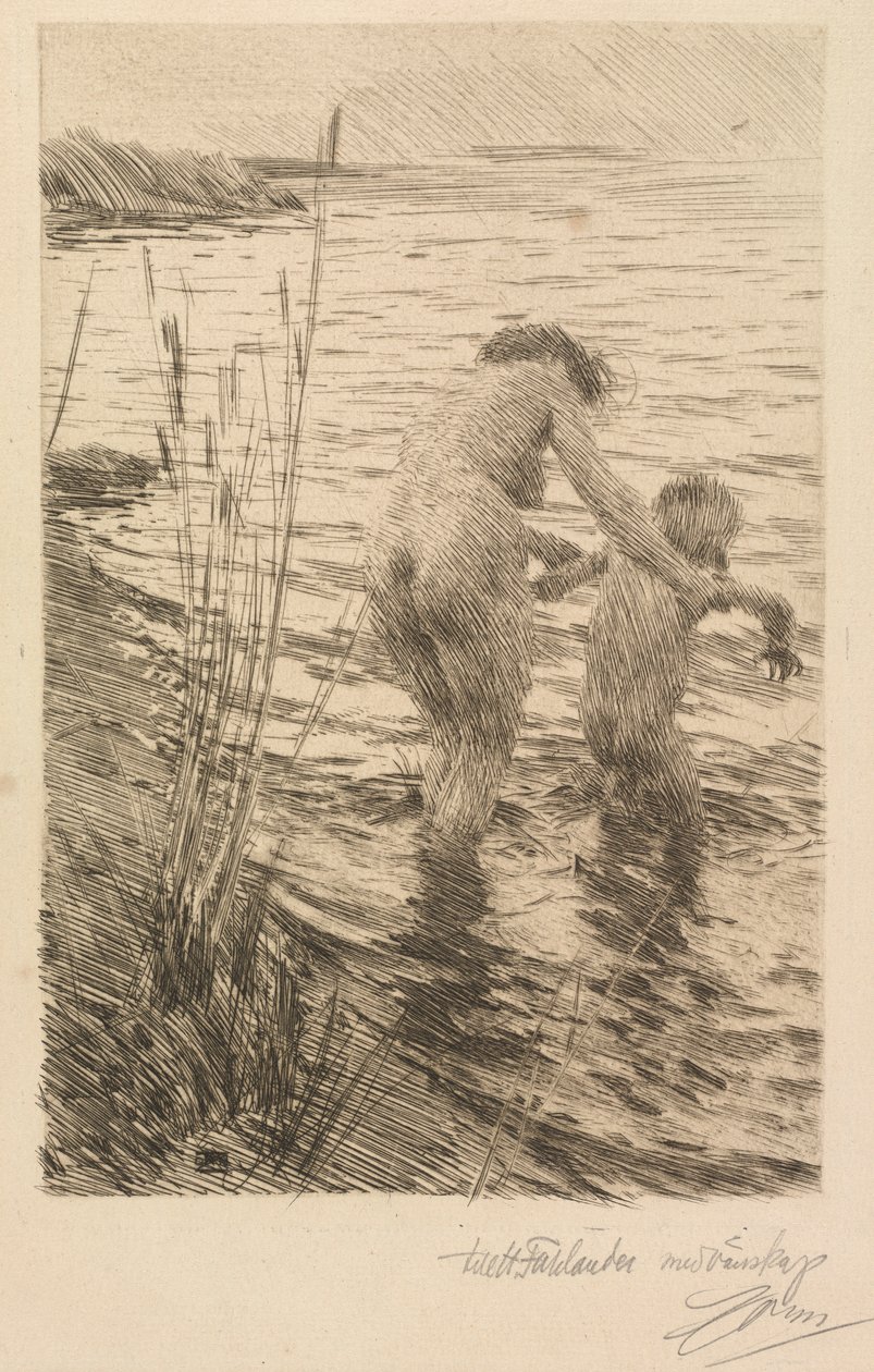 Première, 1890 door Anders Leonard Zorn