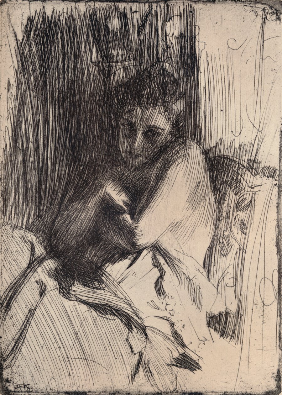 Het Model, 1880-1906, 1906 door Anders Leonard Zorn