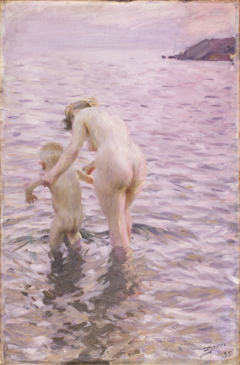 Met Moeder door Anders Leonard Zorn
