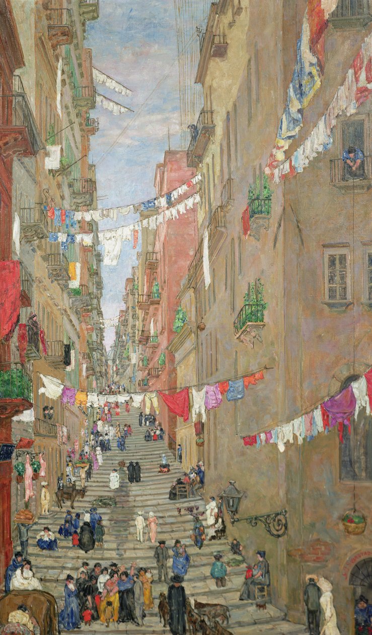 Pallonetto di Santa Lucia, Napels door Anders Svarstad
