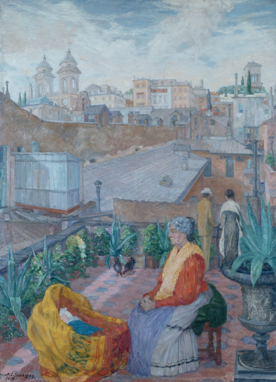 Terras in Rome door Anders Svarstad