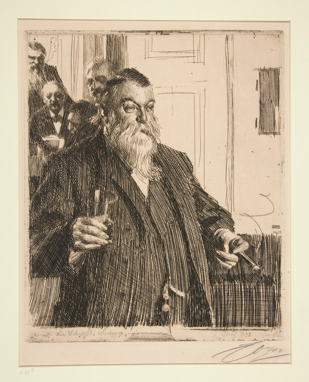 Een Toast II door Anders Leonard Zorn