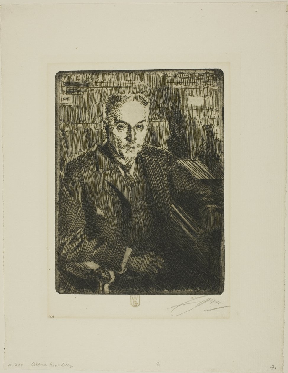 Alfred Beurdeley door Anders Leonard Zorn