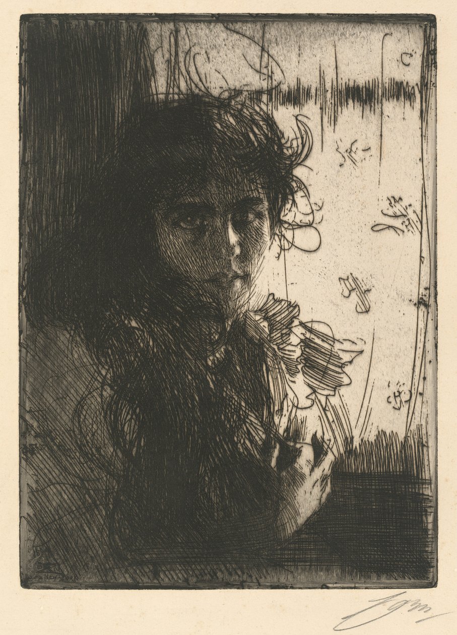 Een Iers Meisje door Anders Leonard Zorn