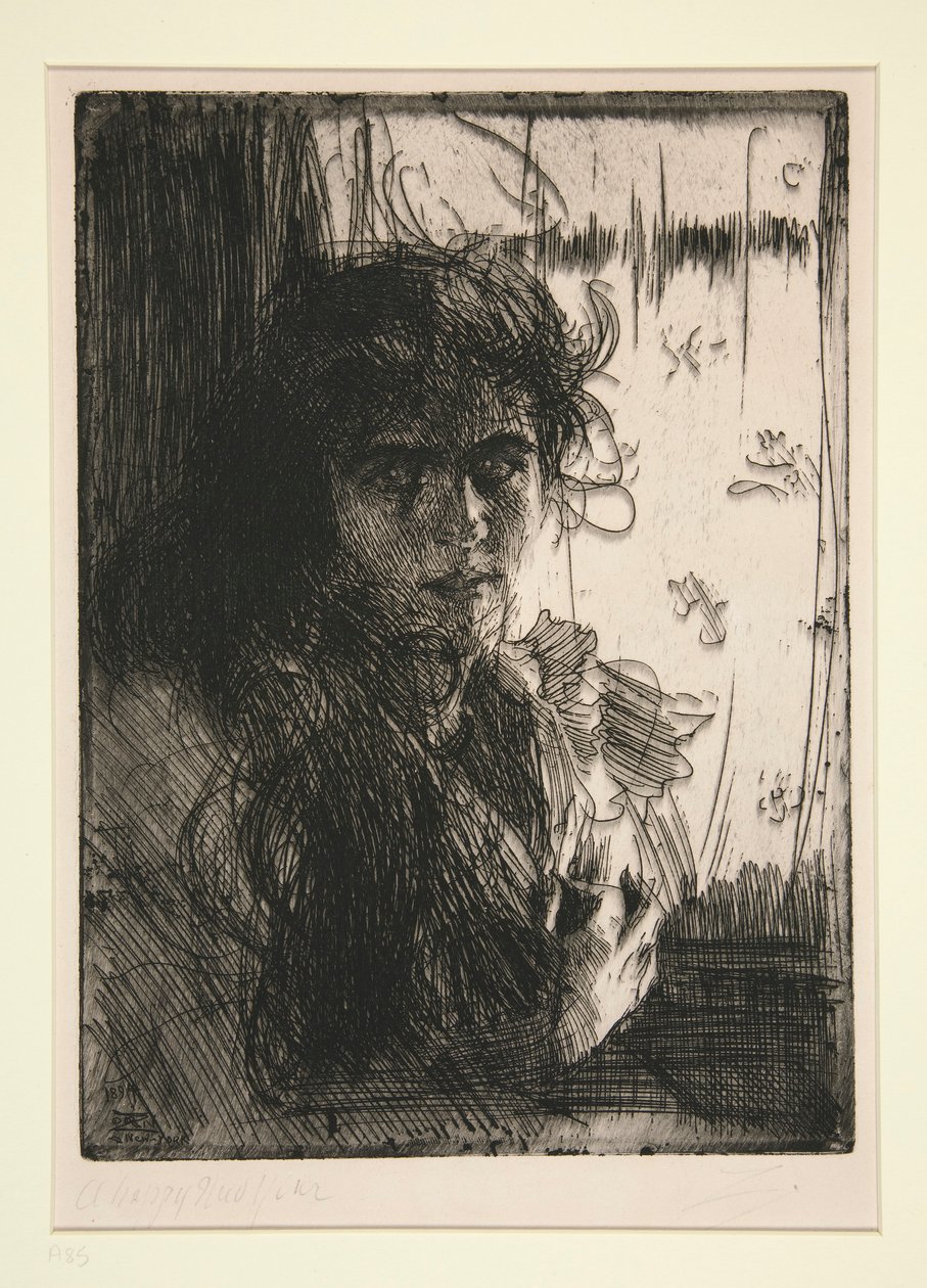 Een Iers meisje of Annie door Anders Leonard Zorn