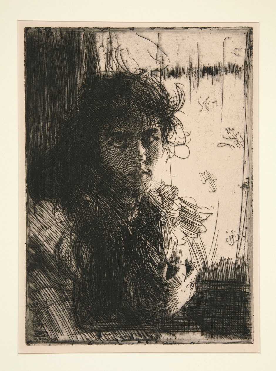 Een Iers Meisje of Annie door Anders Leonard Zorn
