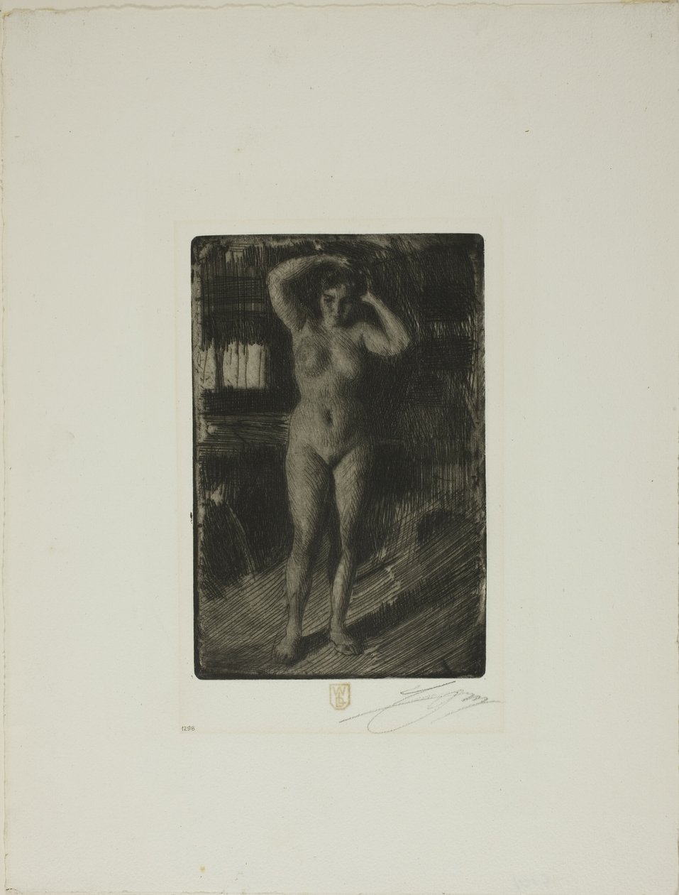 Anna Kam Haar Haar door Anders Leonard Zorn