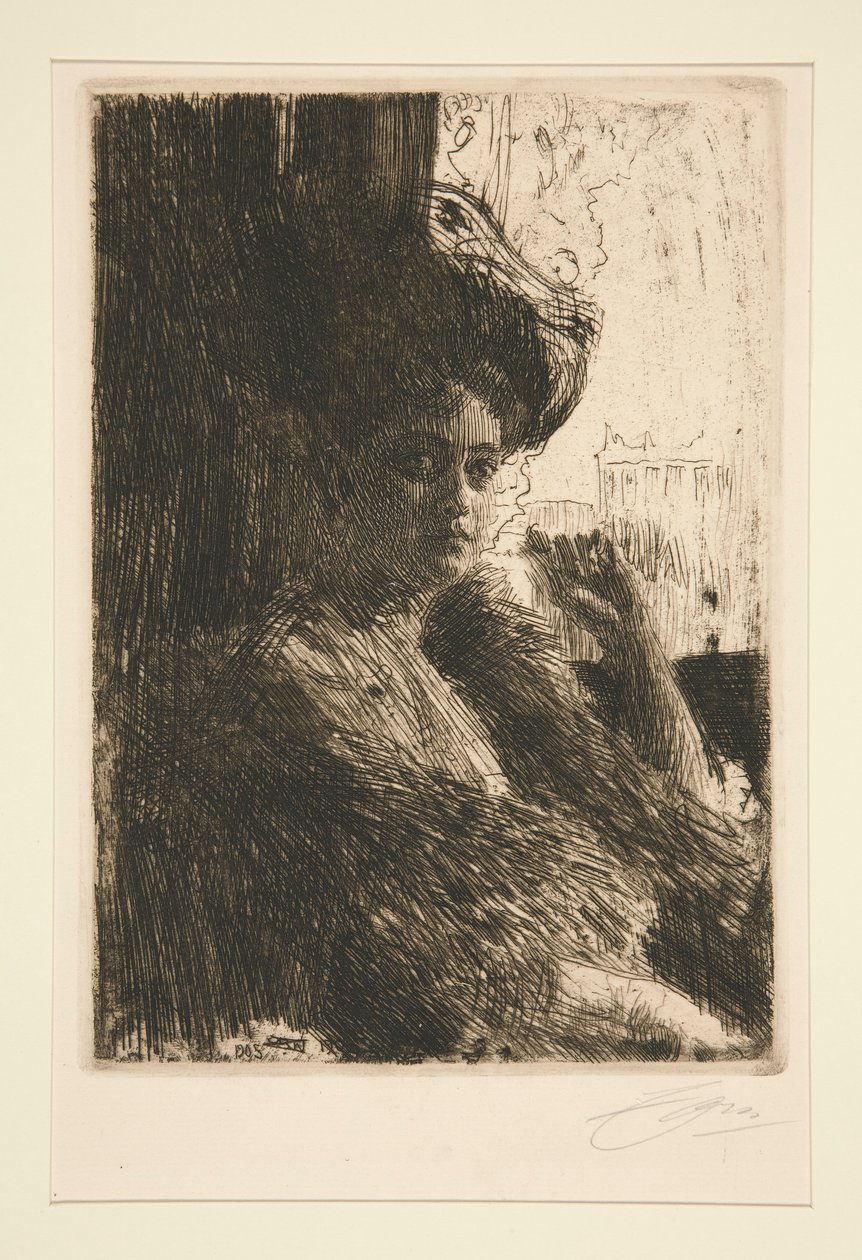 Betty Nansen door Anders Leonard Zorn