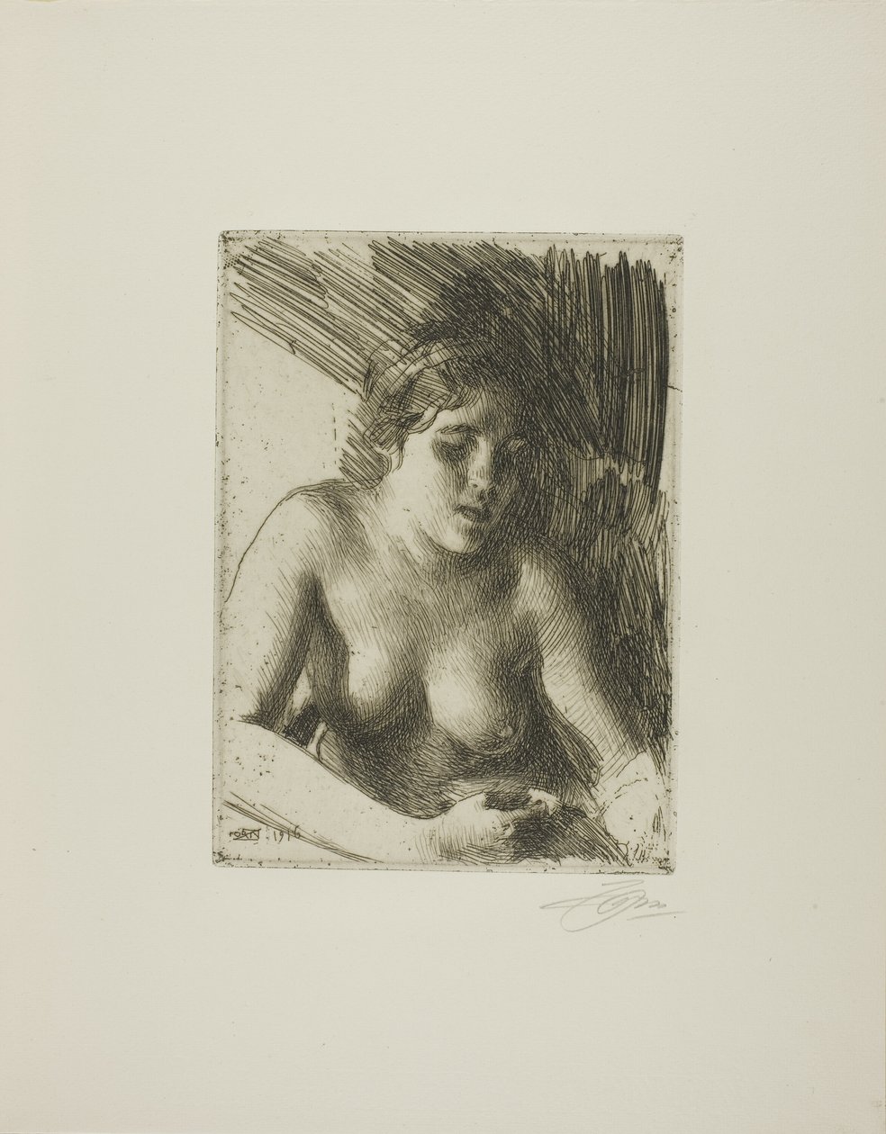 Buste door Anders Leonard Zorn