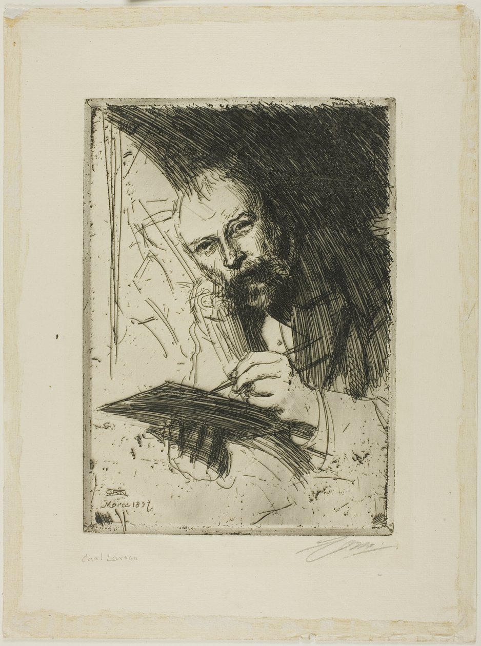 Carl Larsson door Anders Leonard Zorn