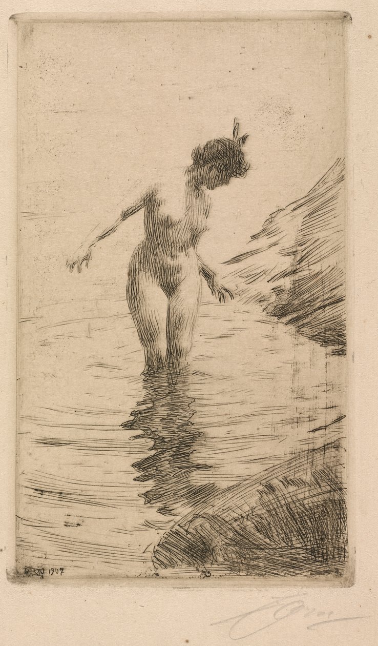 Kringen van Water II door Anders Leonard Zorn
