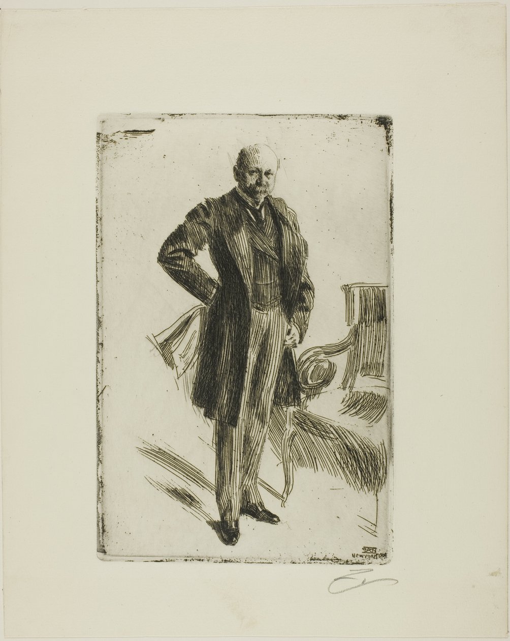 Kolonel Lamont I (Hele lengte) door Anders Leonard Zorn