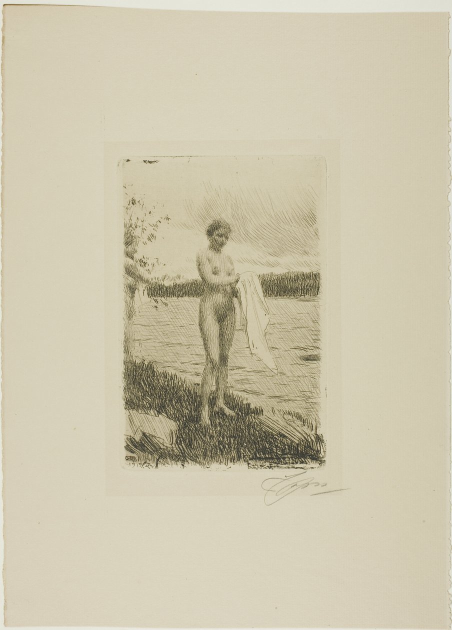 Dalrivier door Anders Leonard Zorn
