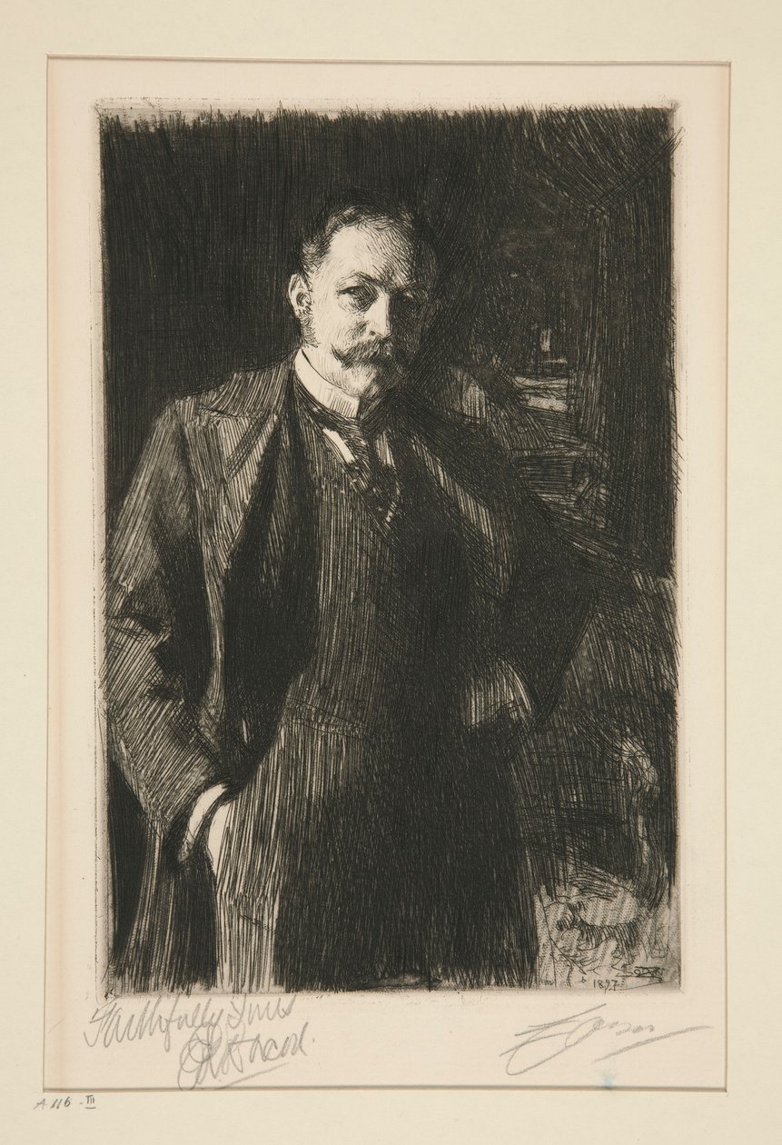 E.R. Bacon door Anders Leonard Zorn