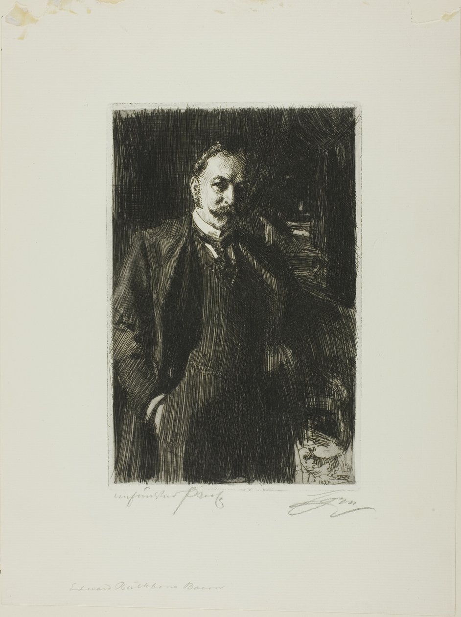 E. R. Bacon door Anders Leonard Zorn