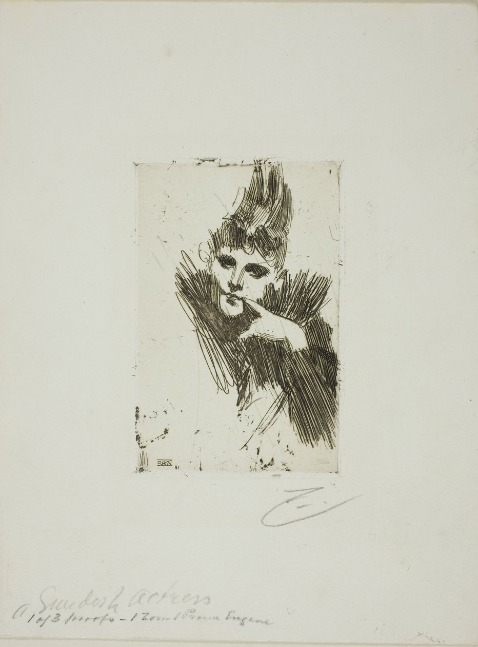 Gerda Grönberg I door Anders Leonard Zorn