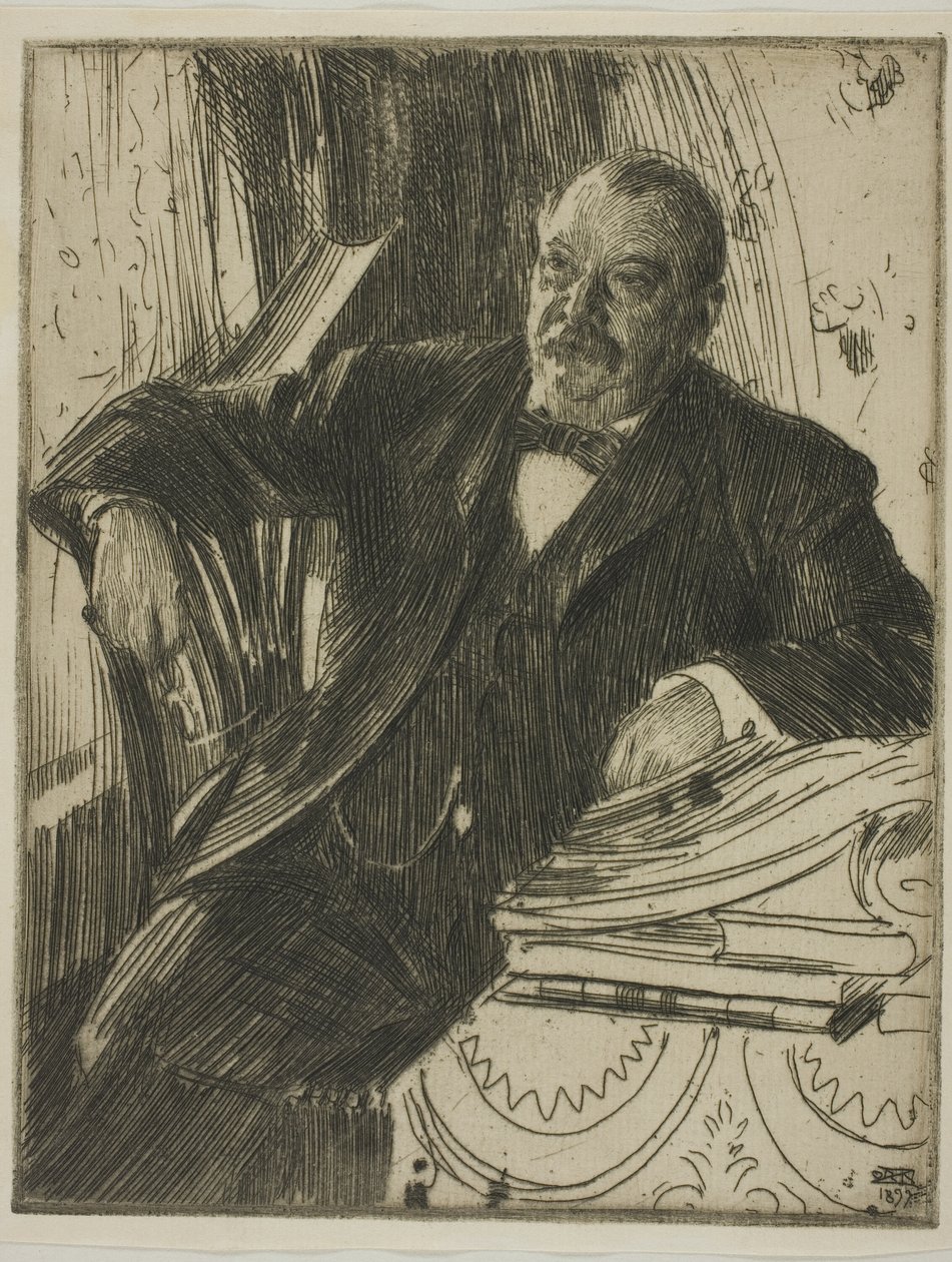 Grover Cleveland II door Anders Leonard Zorn