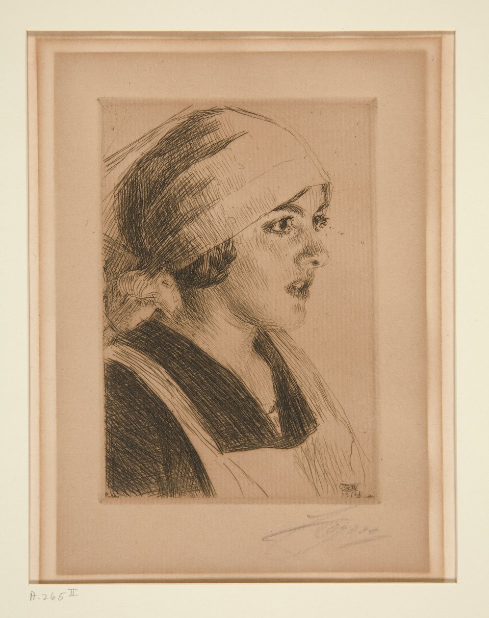 Gulli I door Anders Leonard Zorn